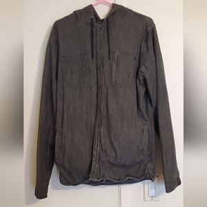 Active ride shop large black denim jacket